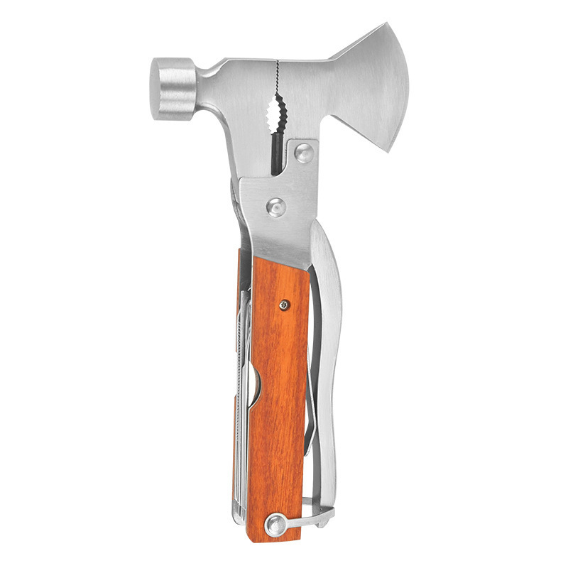 Outdoor claw hammer portable multi-function combination tool car self-defense self-driving tour wild survival EDC life-saving outfit