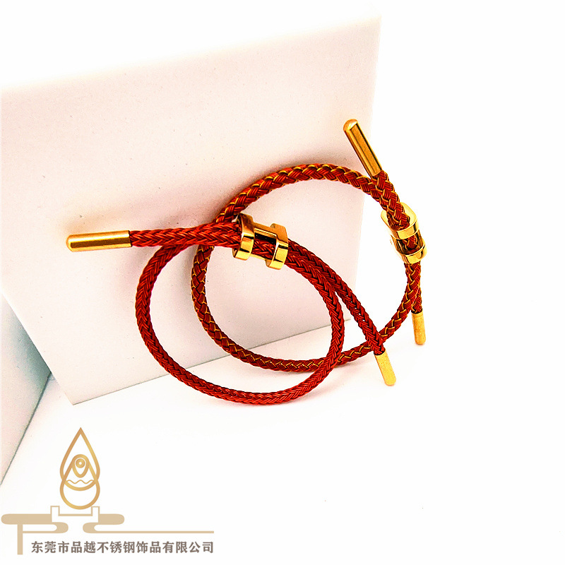 Fashion Letter Titanium Steel Handmade Bracelets 1 Piece