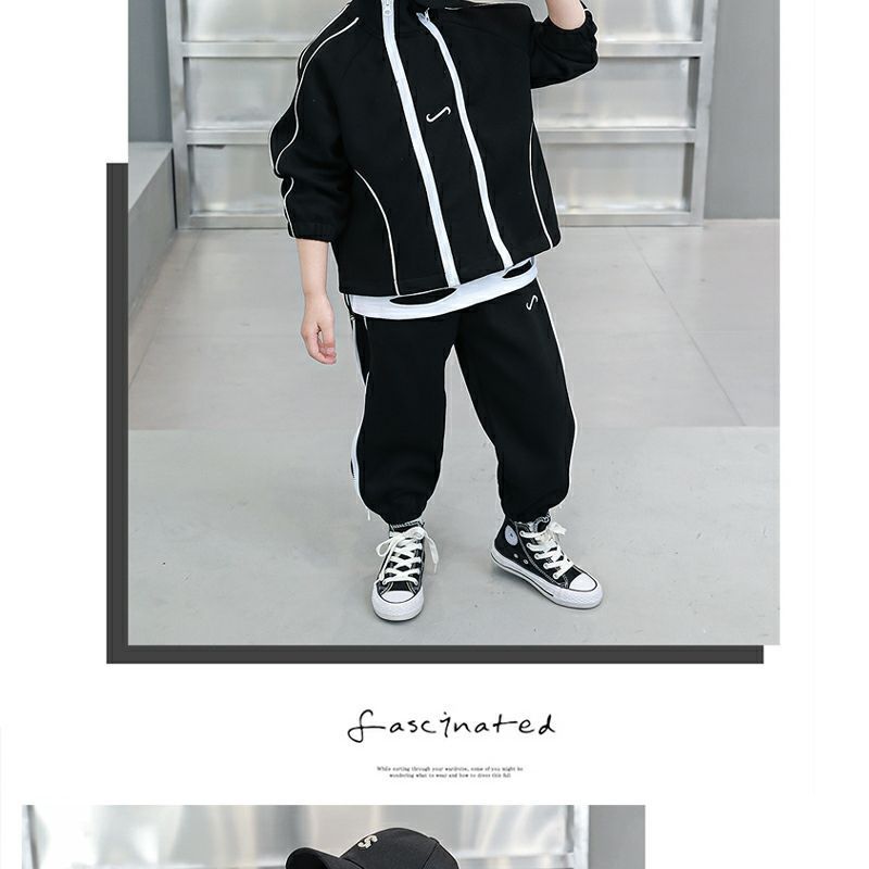 Παιδικό φθινοπωρινό σετ 2023 Νέο όμορφο κοστούμι μπέιζμπολ δύο τεμαχίων για αγόρια άνοιξη και_voghion.com