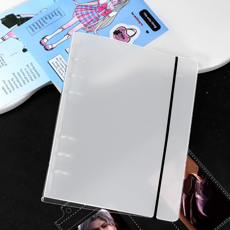 Matte transparent belt, pocketbook, notebook, folder, tear-off sheet