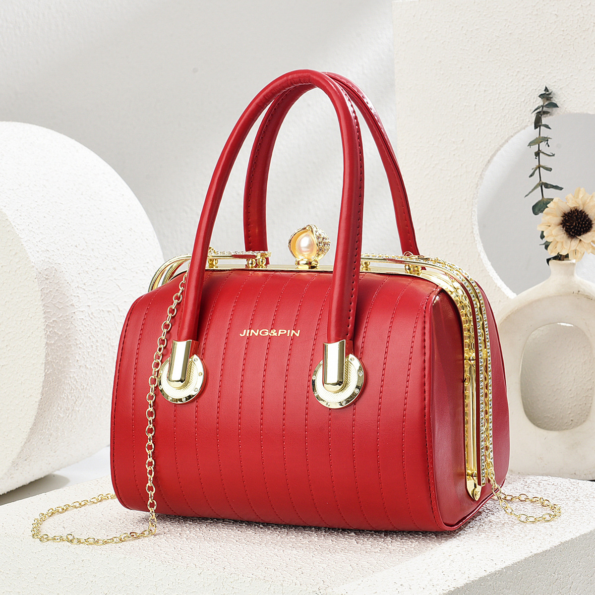 Alta calidad casual 2025 nuevo bolso femenino de gran capacidad moda retro simple bolso de mensajero de un solo hombro