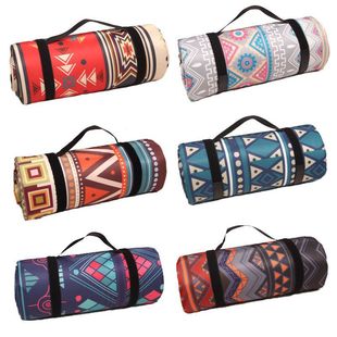 Retro Ethnic Style Outdoor Camping Style Picnic Mat Waterproof Thickened Portable Waterproof and Moisture-Proof Picnic Mat Picnic Cloth Yukang