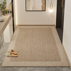 Entry Door Belgium Velvet Mat Entry Rug Home Light Luxury High-End Door Mat Entranceway Entranceway Anti-Slip Foot Mat