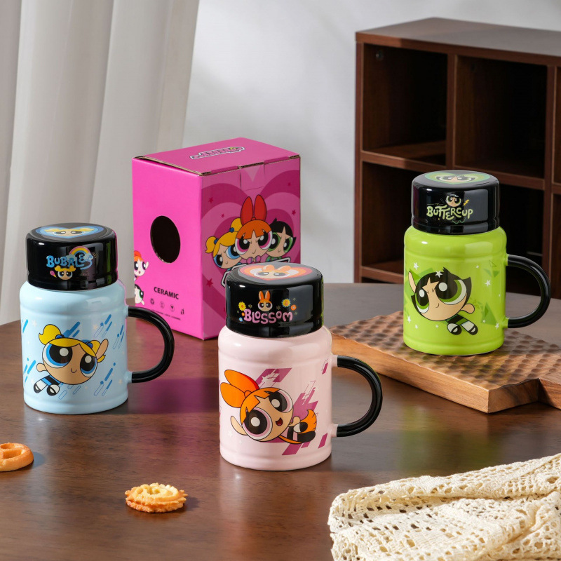 Auténtica licencia Flying Sky policías tazas de cerámica taza de agua taza de café encantadora para el cumpleaños