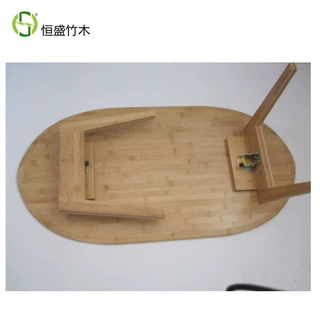 恒盛竹木简约现代小圆桌小户型圆形餐桌接待洽谈阳台茶几组合小桌