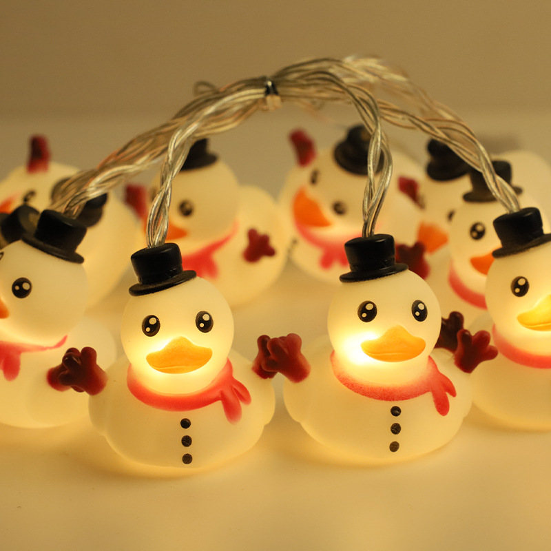 LED cadena de luz nueva lámpara de aluminio de aluminio decoración del dormitorio cadena de luz del día de los niños atmósfera luz de dibujos animados cadena de luz al por mayor