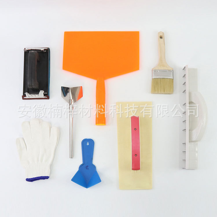 厂家直销装修套装塑料抹泥板阴阳角器刮板劳护手套