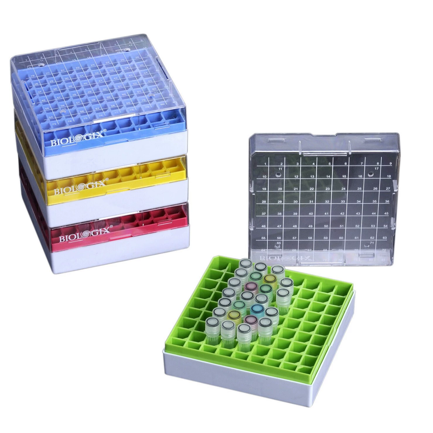 Barroke BIOLOGIX 1.0ml трубка 2 дюйма коробка с внешней вращением резьбы фиолетовая крышка 89-9155