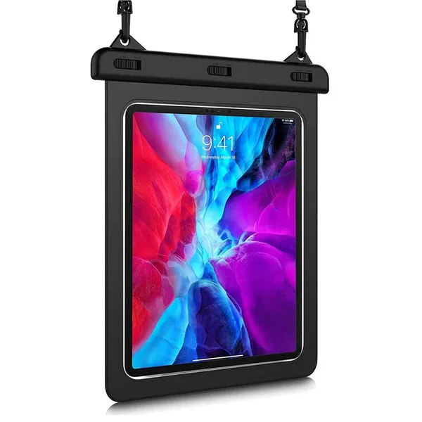 Factory Wholesale Outdoor Transparent Pvc Tablet Waterproof Bag for Rafting, River Tracing, and Swimming 13inch iPad Waterproof Bag