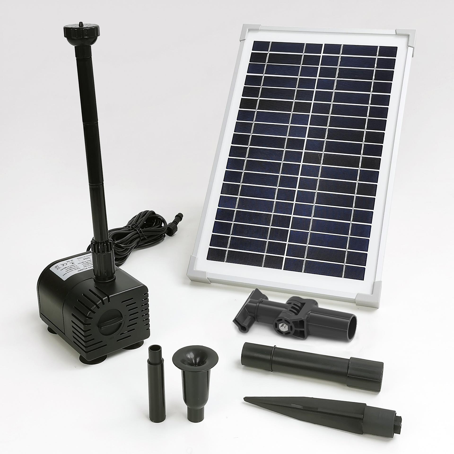 DC12V太阳能喷泉泵花园池塘景观泵-SP10-501210D