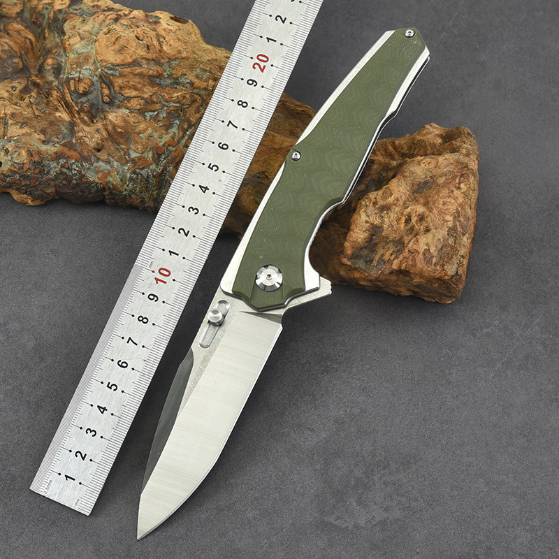 厂家批发折叠刀随身户外刀具野营求生高硬度多功能小刀D2钢折叠刀