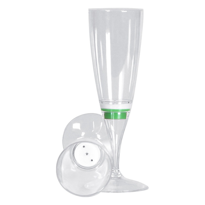 Venta directa de fábrica copa luminosa sensible al agua copa de vino LED copa de champán fiesta de boda copa de vino de regalo creativo de Navidad