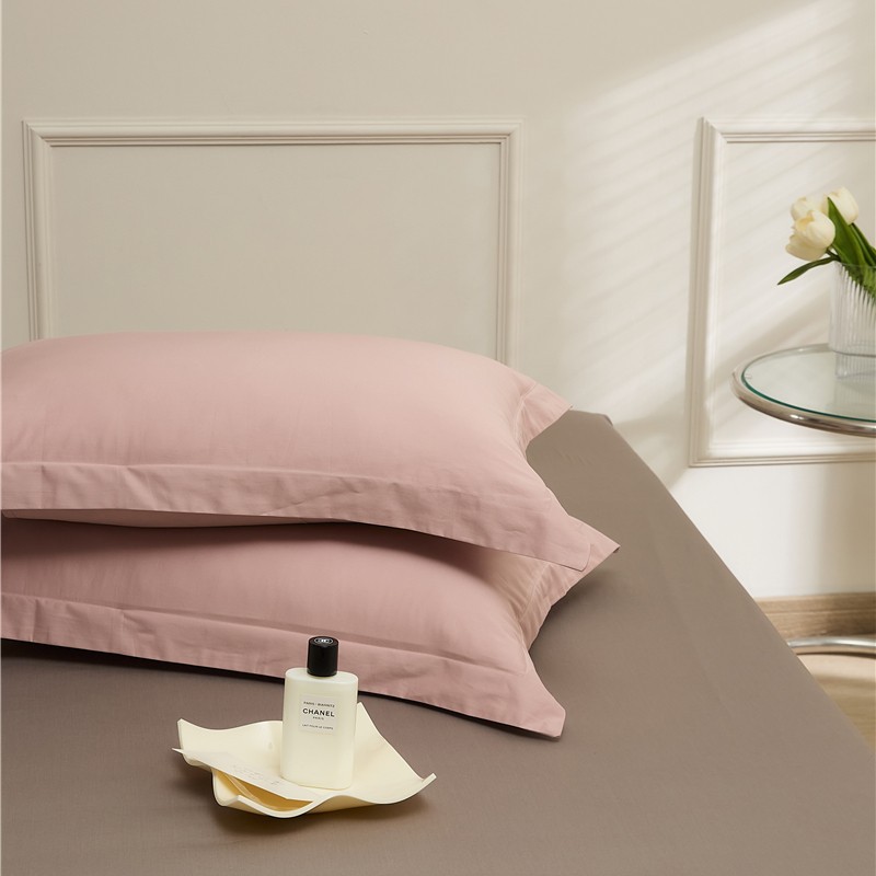 Funda de almohada de algodón de fibra larga, un solo forro de almohada de 48cm x 74cm, un par de fundas de almohada especiales de algodón puro 1