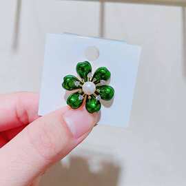 韩版胸针小领针刺马花朵开衫防走光花朵气质四季女配饰别针5433JV