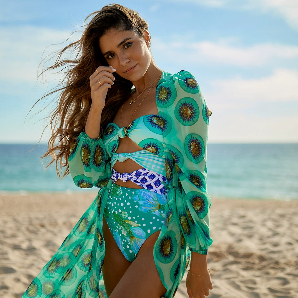 Overall, swimwear, set, tube top, for import, European style