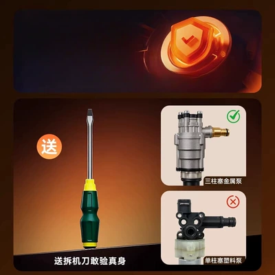 cleaning machine, Portable car washer - supports-disassembly-its-not-a-three-plunger-pump-compensation-is-10000