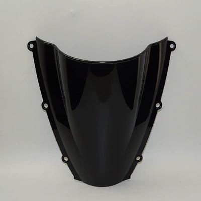 Suitable for Honda CBR600RR F5 03-04 modified motorcycle front windshield windshield goggles (Motorcycle front windshield) - black