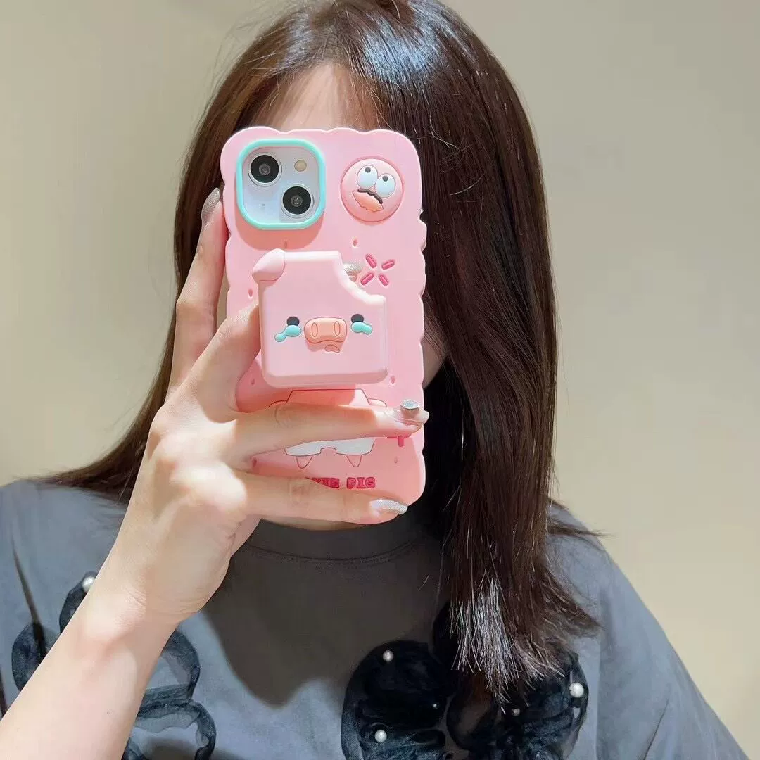 Яблоко, мультяшная милый трубок, совместимый iPhone 12, iPhone13 Pro, чехол для телефона, iphone, 13