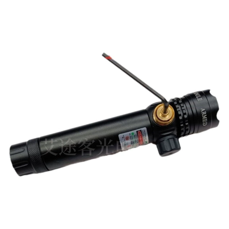 Удлиненный зеленый лазерный прицел вверх и вниз влево и вправо Регулируемый прицел лазерного калибратора с фиксированной точкой