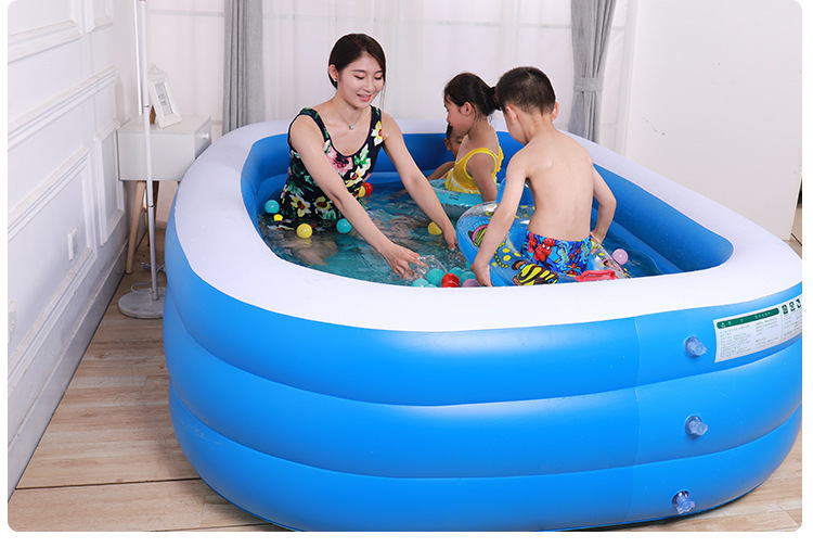A充气泳池家用儿童充气球池加厚PVC水池婴儿游泳池玩具戏水池详情14