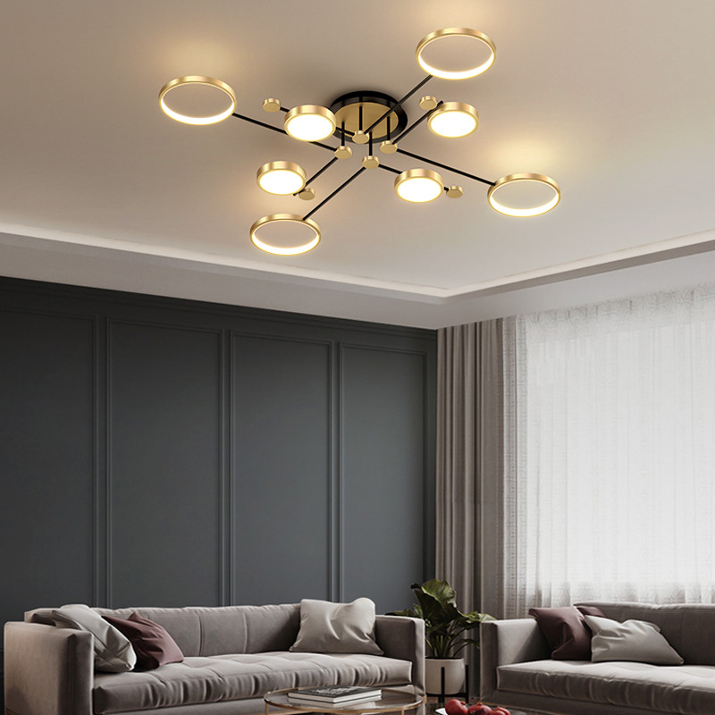 Modern and minimalistic ceiling lamp for living room