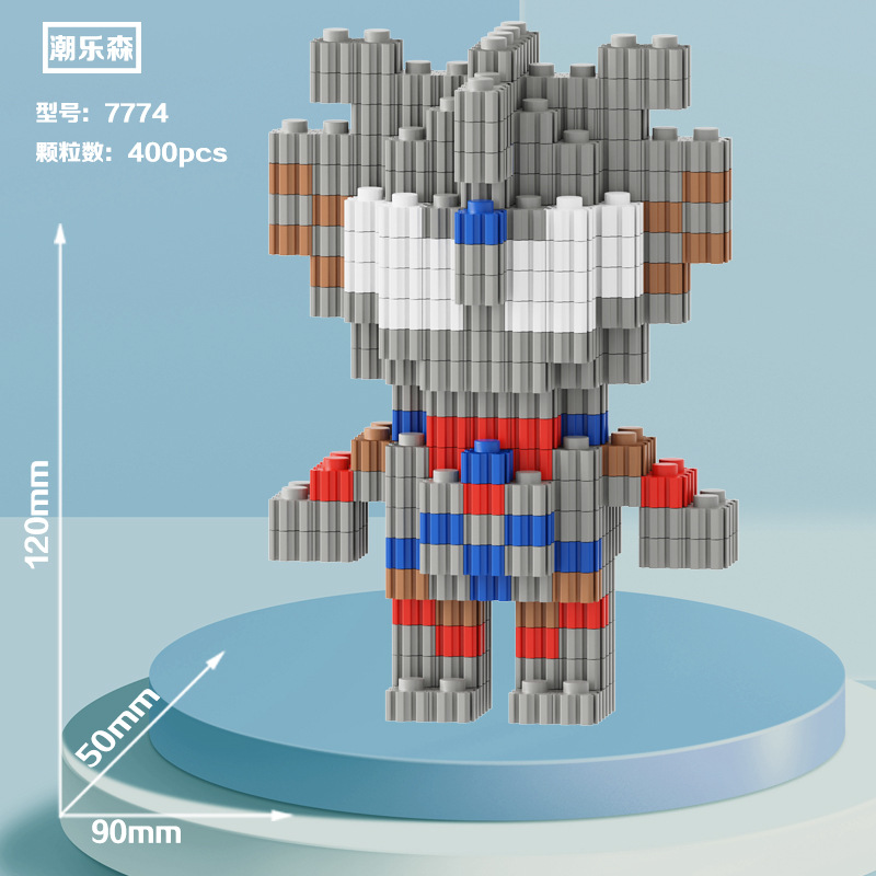 Noche puesto en el mercado de suministro al por mayor de partículas de diamante en miniatura bloques de construcción de juguete de montaje de partículas juguetes regalo educativo descompresión