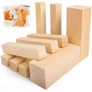 Cross-border pine square pine strip DIY material pine wood board carving wood block solid wood crafts