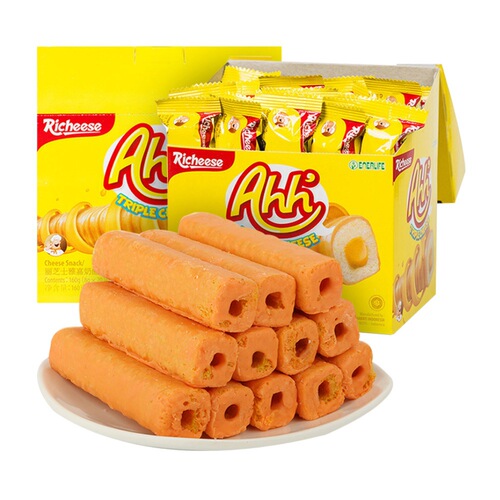 Indonesian imported Lays cheese-flavored waffle corn sticks with cheese-filled snack 160g