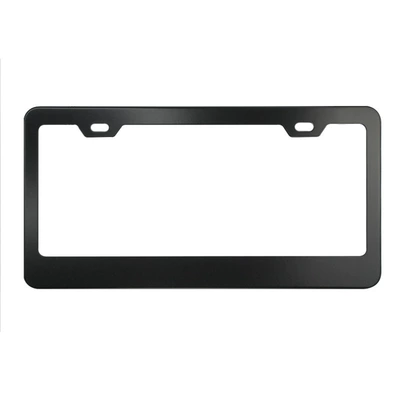 License plate holder/license plate holder | frame supports a variety of - square-hole-rounded-aluminum-alloy-black