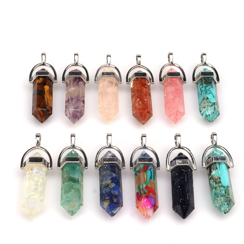 12g Weight Pendant, Rope Jewelry Making Type 8*32mm Jewelry Making Size DIY Jewelry Accessories Classification 1 Piece Quantity Crystal Material Hexagon prism Pattern Simple Style Style 1 Piece 8*32mm Crystal Hexagon Prism Pendant Rope 10