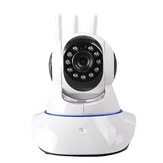 厂家生产三天线摄像头百万高清家用光头强wifi摇头机智能安防