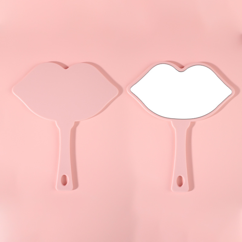 Espejo de maquillaje de mano con mango personalizable con logo, espejo portátil para retoques, espejo pequeño DIY, espejo pequeño personalizado.