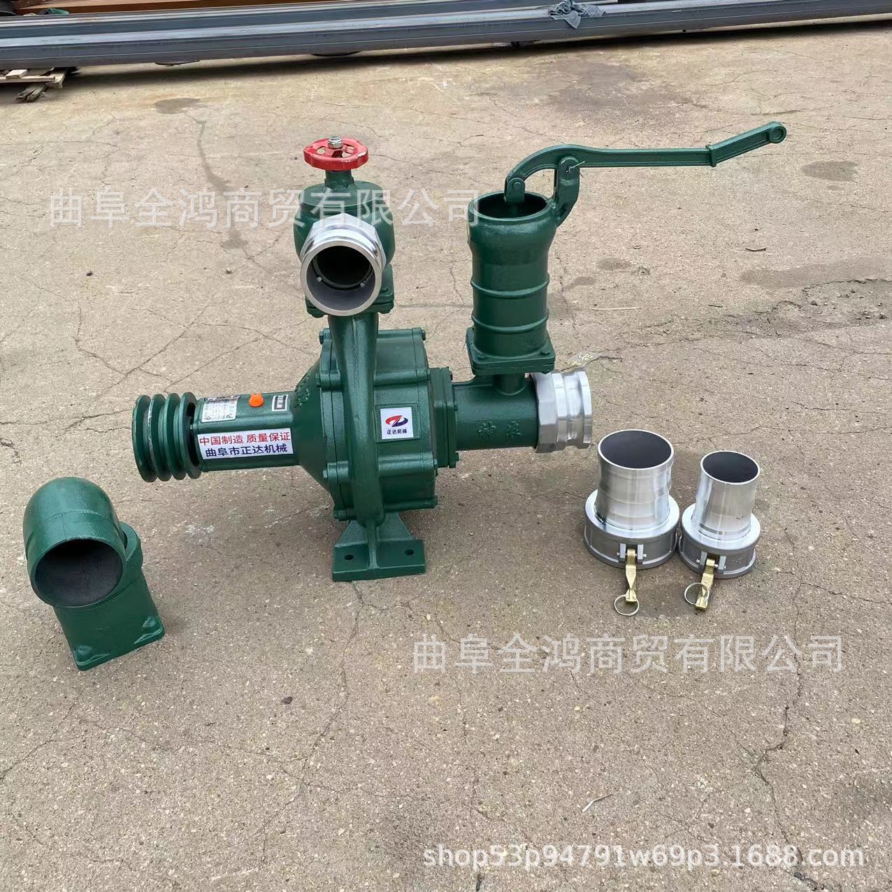 Насос водяной дизельный Qufu Quanhong 3 дюйма двухроторный