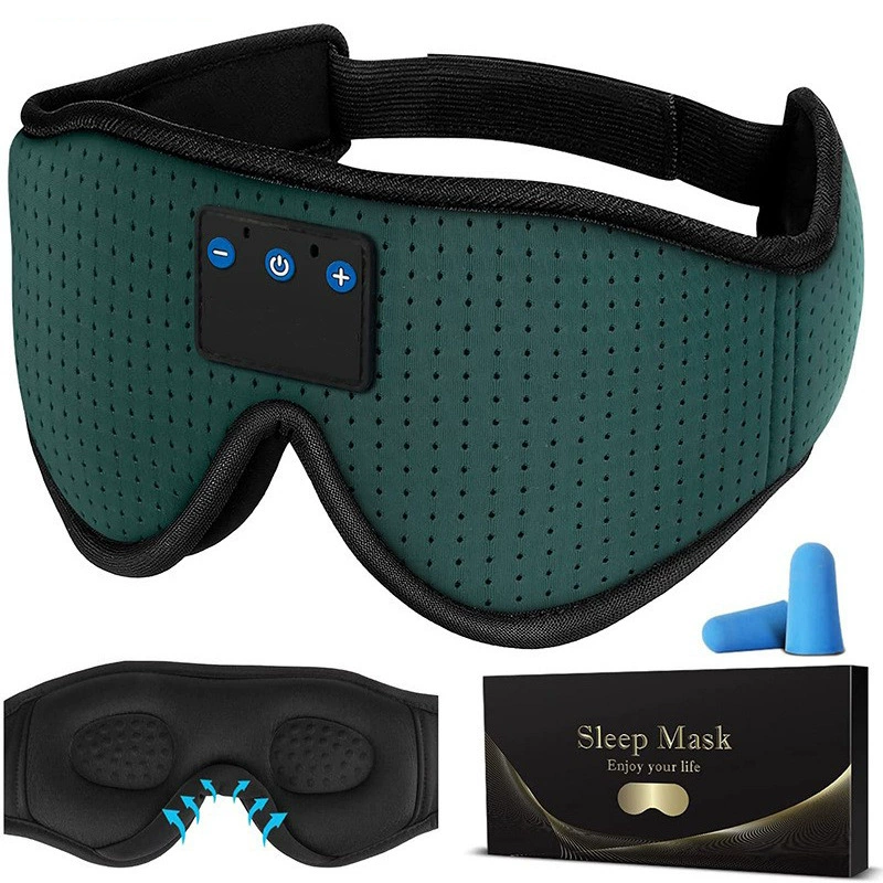 Умная дышащая маска для сна, наушники, 3D, bluetooth