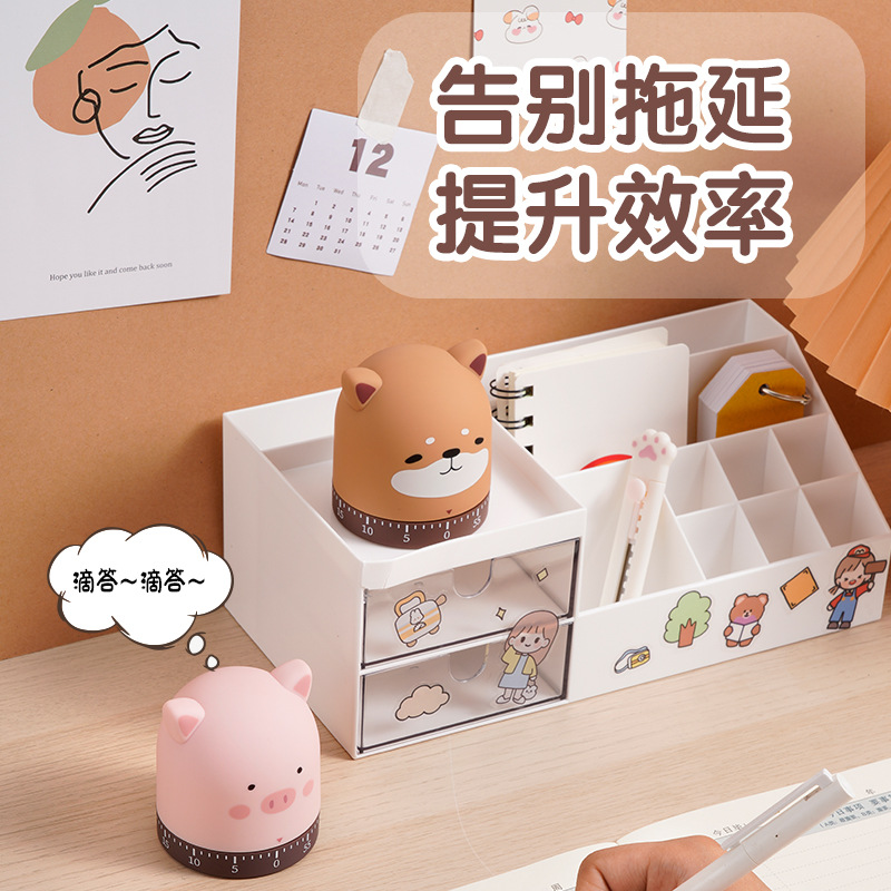 タイムマネージャのタイマー子供のリマインダーの学生はタイマーの台所のタイマーの自律的な目覚まし時計を書きます。