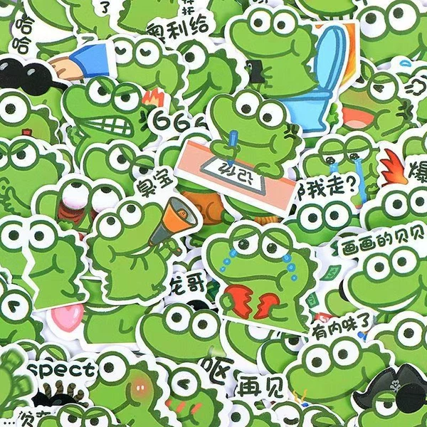 Crocodile, waterproof sticker
