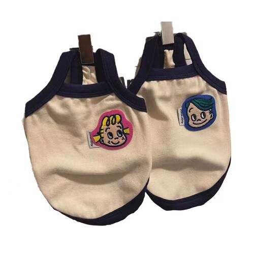 Dog summer new clothes small sling Pomeranian Bichon Teddy summer vest Yorkshire cat pet vest