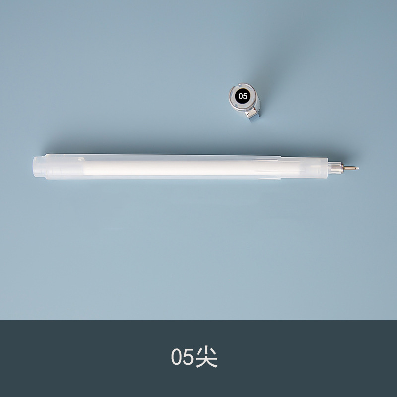 투명 바늘 펜 [05] 잉크와 함께 사용해야합니다.