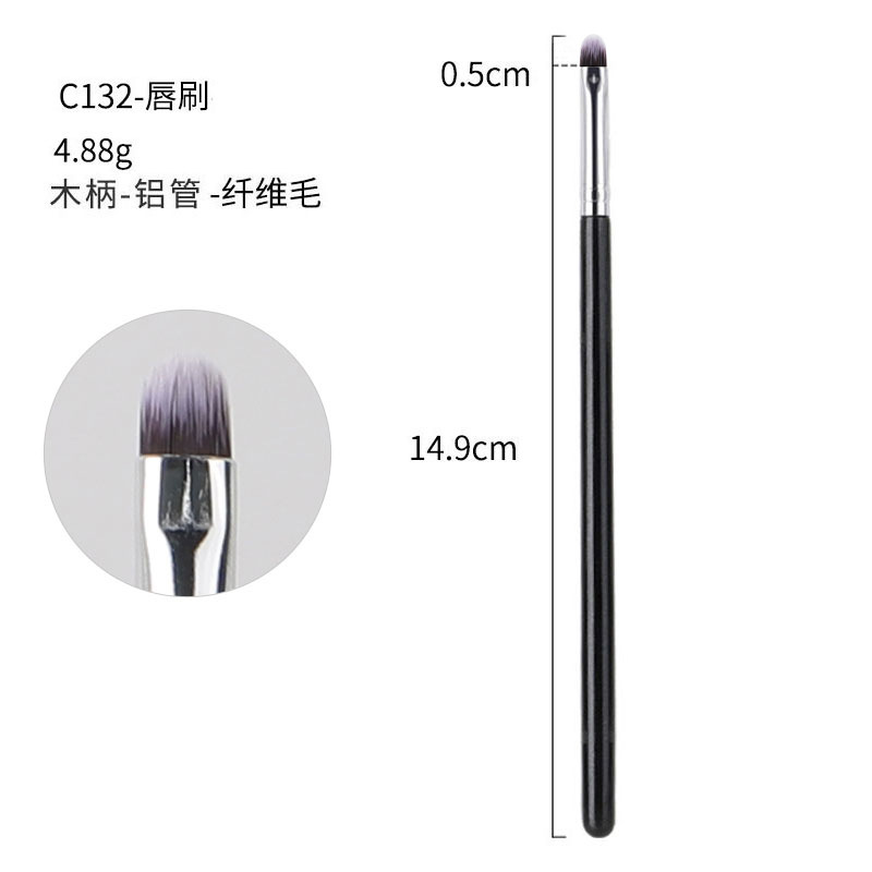 40 sets de cepillo de maquillaje negro y plateado cepillo de sombra de ojos de alta calidad cepillo de concelador cepillo de base cepillo de herramientas de maquillaje conjunto completo