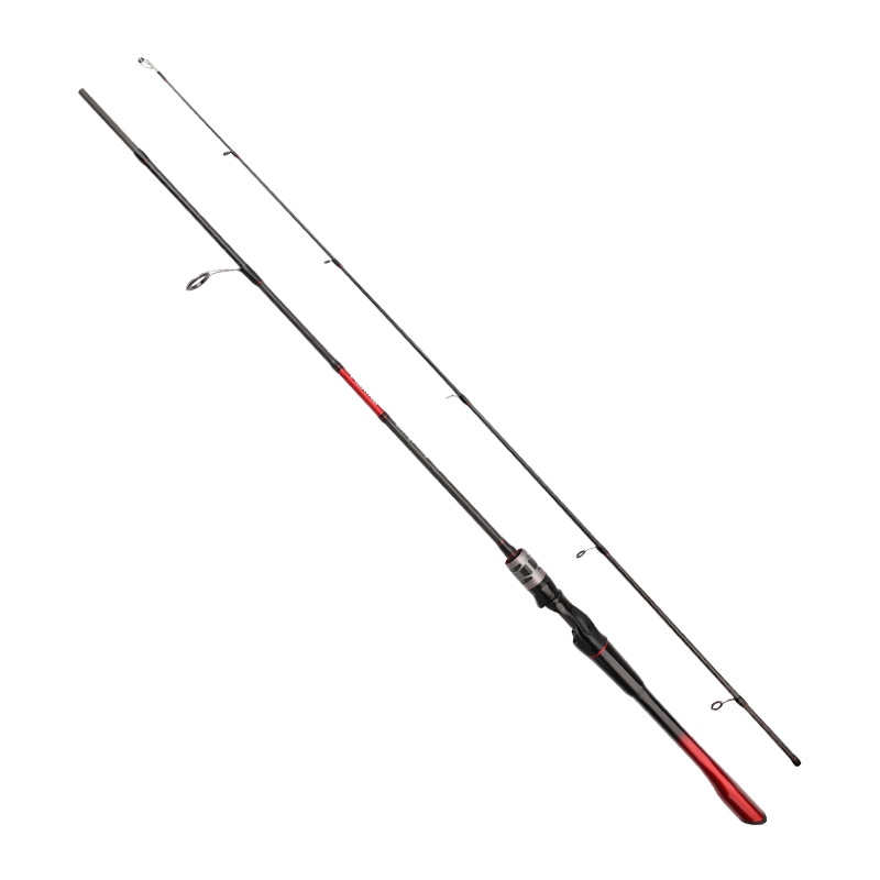 Nuevos productos de carbono Luya rod rodas de 1.8 - 2.4m rodadas de rotación conjunto de gotas de agua MH tono negro boca larga arrojar rodas de pesca