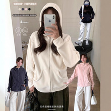 温暖澳绒 . 小暖炉连帽衣女士秋冬款宽松显瘦时尚气质上衣外套