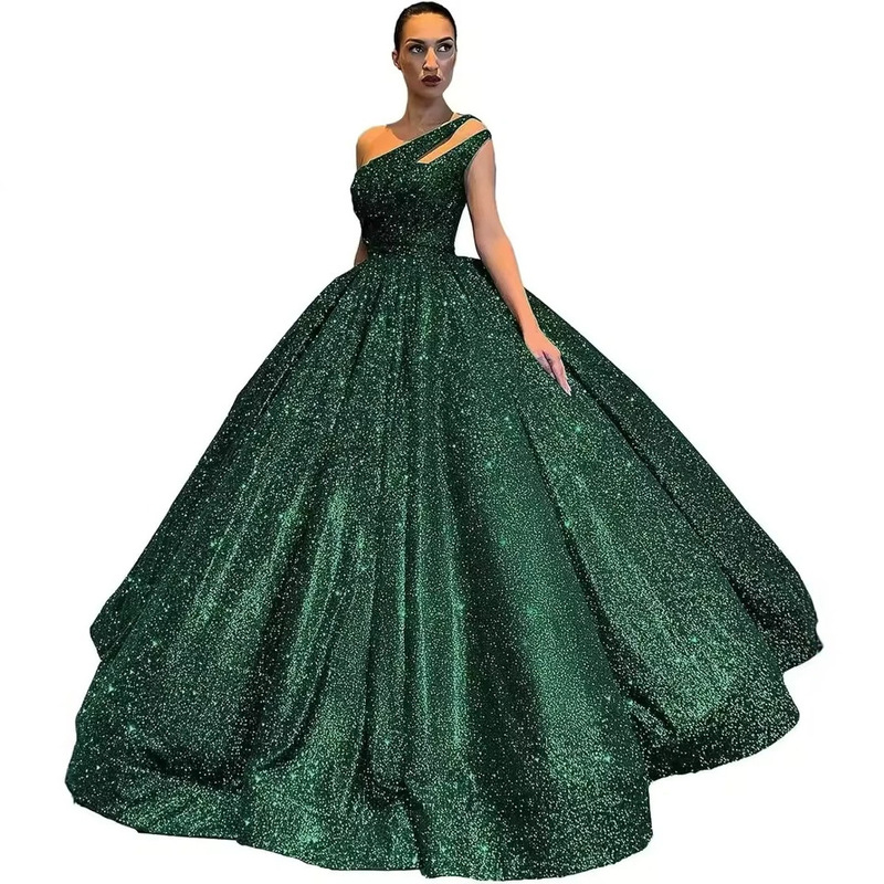 Luxurious Sequined Evening Gown with a Large Hem, Long Dress That Flatters the Figure, Suitable for Overseas Warehouse Banquets, Stage Performances, and Runway Shows, Long Puffy Dress Luxurious Sequined Evening Gown with a Large Hem, Long Dress That Flatters the Figure, Suitable for Overseas Warehouse Banquets, Stage Performances, and Runway Shows, Long Puffy Dress