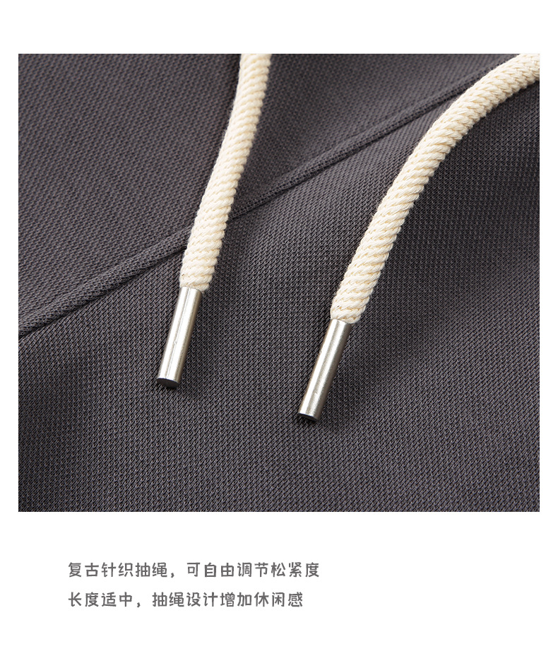 登爵男装260g珠地太空棉夏季卫裤运动短裤宽松是松紧腰潮牌五