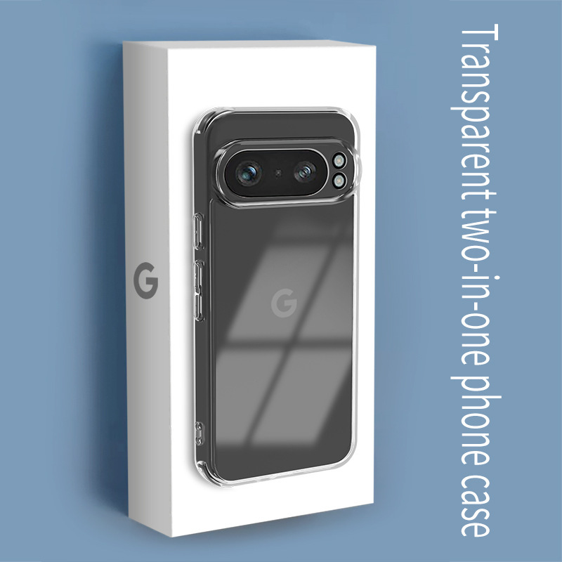 Suitable for Google Pixel 10 Transparent Anti-Scratch Phone Case Pc Two-In-One Google 11Proxl Bayer Anti-Yellowing Suitable for Google Pixel 10 Transparent Anti-Scratch Phone Case Pc Two-In-One Google 11Proxl Bayer Anti-Yellowing