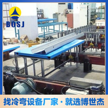 江阴博世杰玻璃门窗包边框型材金属成型设备 太阳能包边框机组