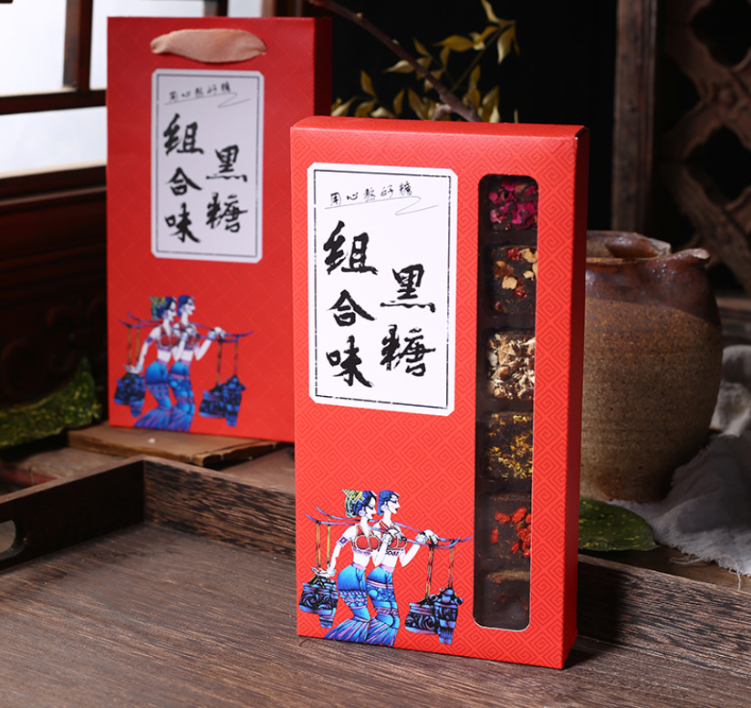 Black Sugar Gift Box, Yunnan Handmade Black Sugar Wholesale, Red Sugar Ginger Tea, Red Sugar Manufacturer, Red Sugar Block Delivery