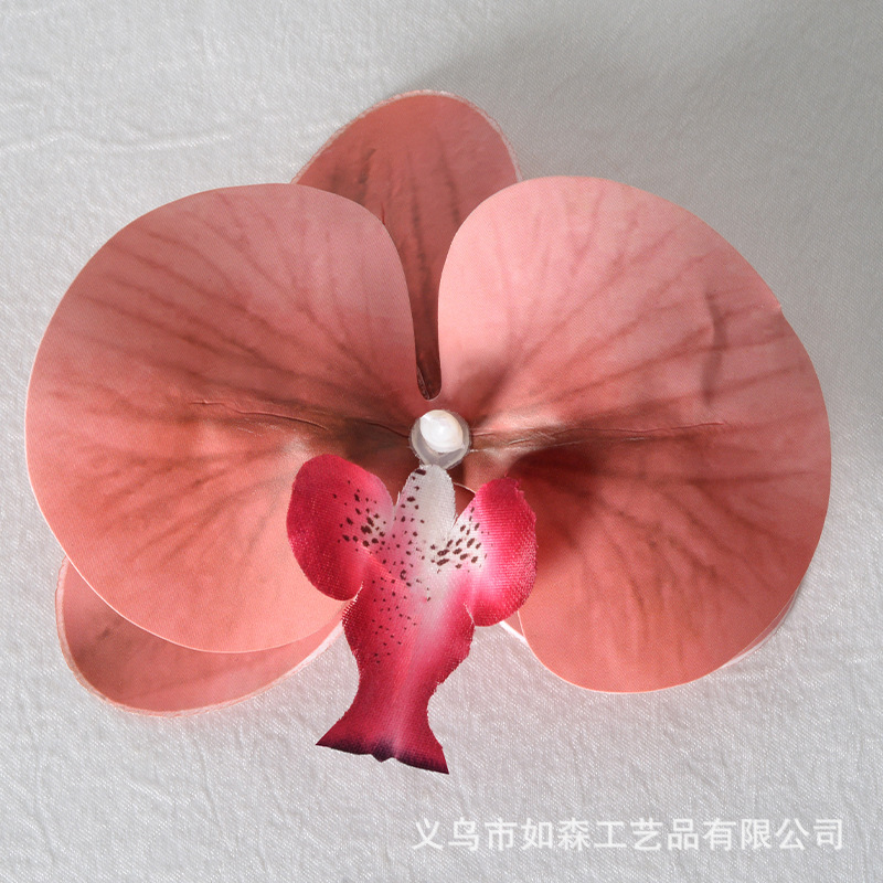 シミュレーションフィルム胡蝶蘭花頭花弁シミュレーション花アクセサリーヘアピンdiy手作りウェディングドレス装飾|undefined