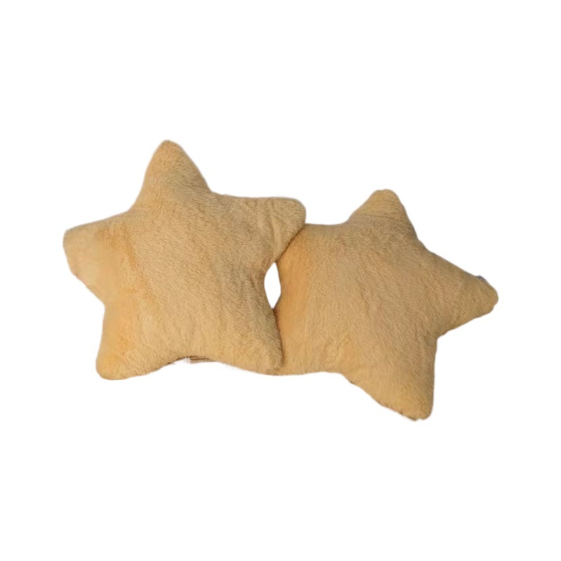 Almohada de estrella pequeña, cojín para sofá, juguete de peluche, bonito almohada súper suave para el almuerzo, cojín, adorno informal, regalo para mujer