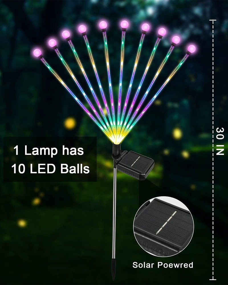 Атмосферные LED-украшения на солнечных батареях для беседки