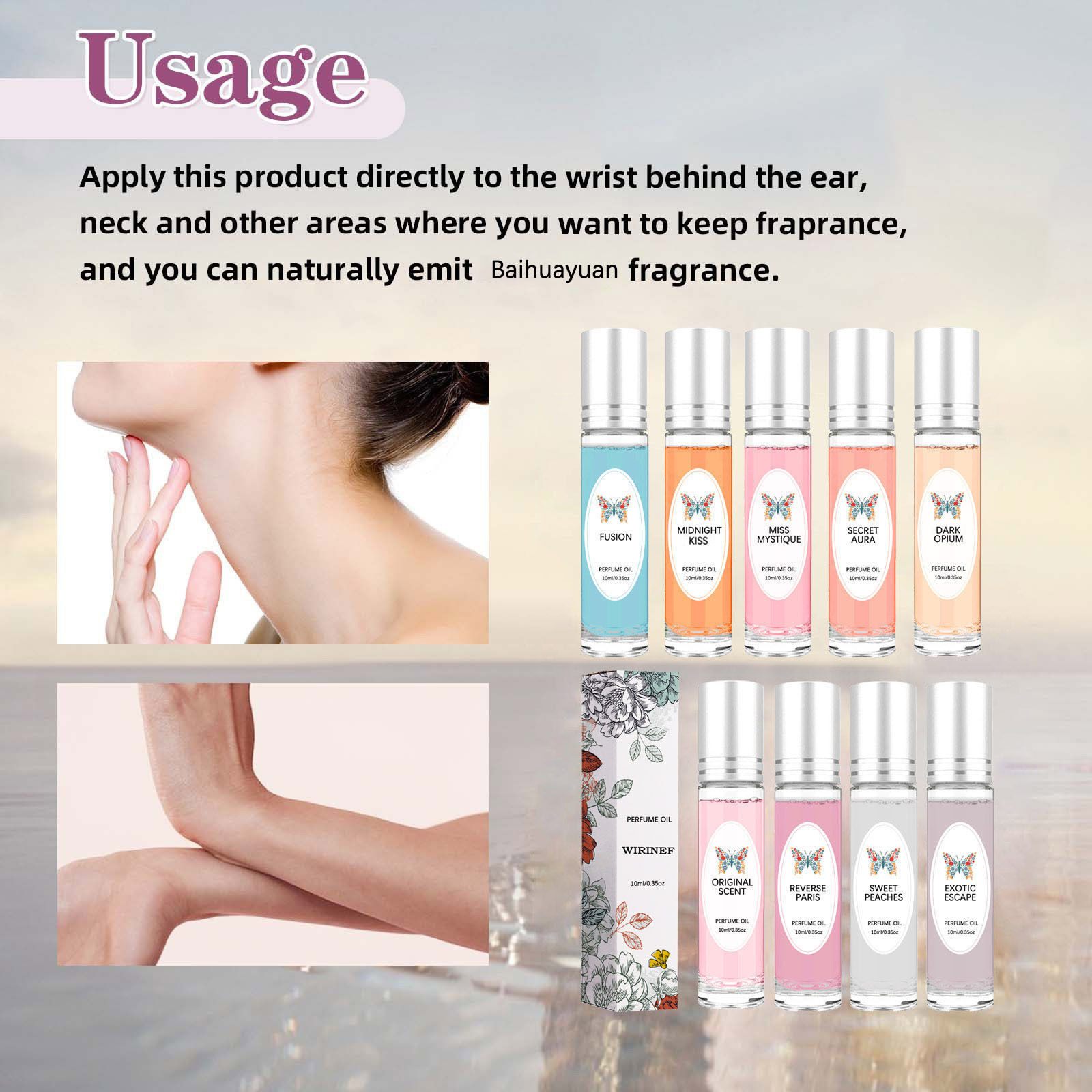 50g Weight Perfume Type Of Cosmetics Plastic Material Multicolor Pattern Casual, Vacation Style Multicolor Casual Vacation Perfume Personal Care 1